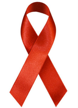 ▲ 에이즈 예방을 상징하는 빨간 리본