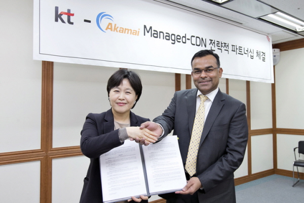 ▲ KT-Akamai, 빠르고 끊김없는 CDN 협력 모델 강화