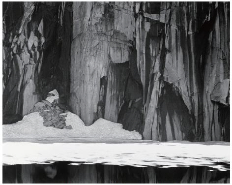 Frozen Lake and Cliffs, Sierra Nevada, California, 1932.