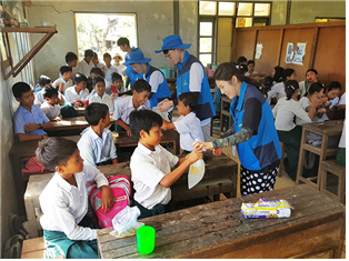 부산대 재학생들이 2월 1일부터 17일까지 미얀마 양곤에서 해외봉사활동을 펼친다./ 사진 제공=부산대