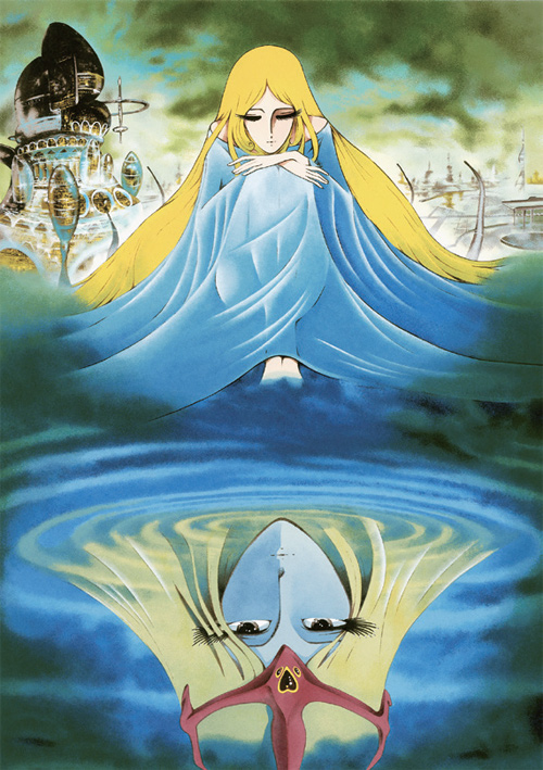 １０００年女王 천년여왕, 실크스크린, 2003년, 65x 45 cm Ⓒ Leiji Matsumoto