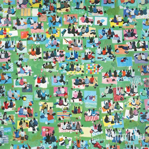 이상원, The Crowd, 200x200cm, 캔버스에 아크릴, 2016
