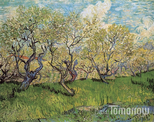 ⓒVincent van Gogh, orchard in blossom 1888