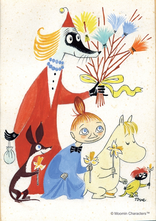 부활절 카드를 위한 드로잉, 1940 ⓒMoomin Characters™
