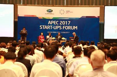 현지 언론에 보도된 2017 APEC 스타트업 포럼 현장(사진 VIR)