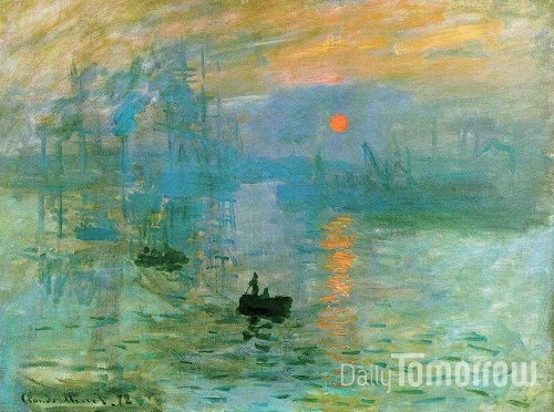 1872년작, <인상, 해돋이Impression-Sunrise>