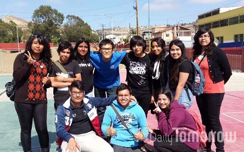 Dong-hyun Nam taught Mexican students at the English Camp in Mexico.