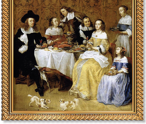 <어느 가족의 초상화> 작자 미상, 네덜란드, 17세기 후반