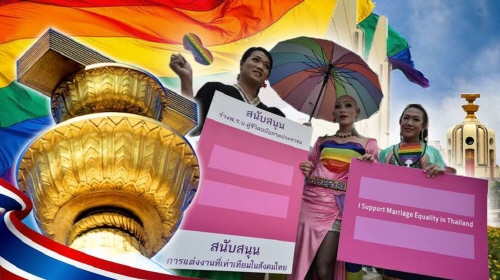 태국 정부가 지난해 25일(현지시간) 각료회의를 열고 동성 간 혼인관계를 사실상 인정하는 법안을 승인했다. 사진=Napapond