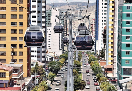 볼리비아의 수도 라파스와 엘 알토를 잇는 교통수단, 텔레페리코