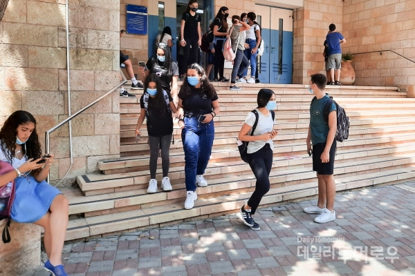 새학기를 시작한 이스라엘의 중고등학교 (사진=장주현 글로벌리포터)