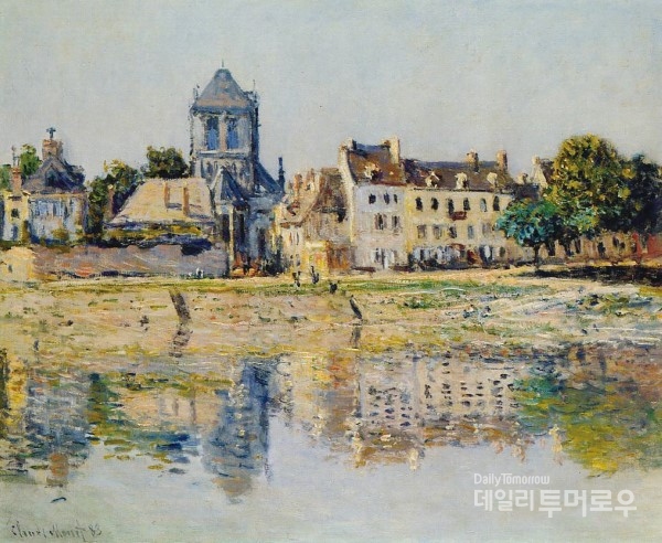 ⓒ클로드 모네, By The River At Vernon, 1883