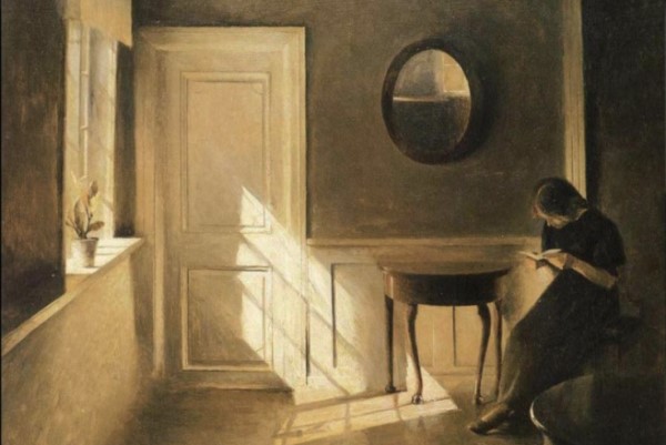 ⓒPeter Ilsted, Reading a Letter in an Interior, 1908