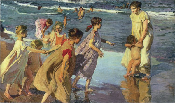'여름’, 1910년, 캔버스에 유채, 149×252cm, 아바나 국립미술관 소장. 사진 위키아트